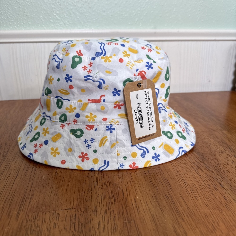 William Murray Golf Bucket Hat Reversible Avo Over Easy Avocados sz‎ XL